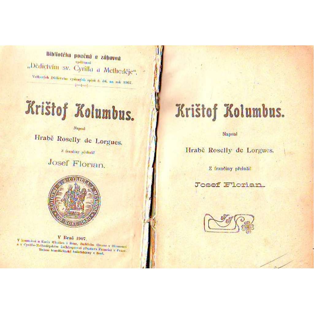 Krištof Kolumbus (edice: Bibliotéka poučná a zábavná, sv. 56) [mořeplavectví, objevení Ameriky, mořeplavci]